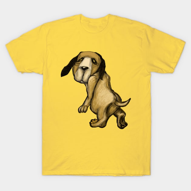 Brown Dog T-Shirt by david93950